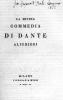 Divina Commedia acquistata da Orelli nel 1811